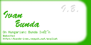 ivan bunda business card